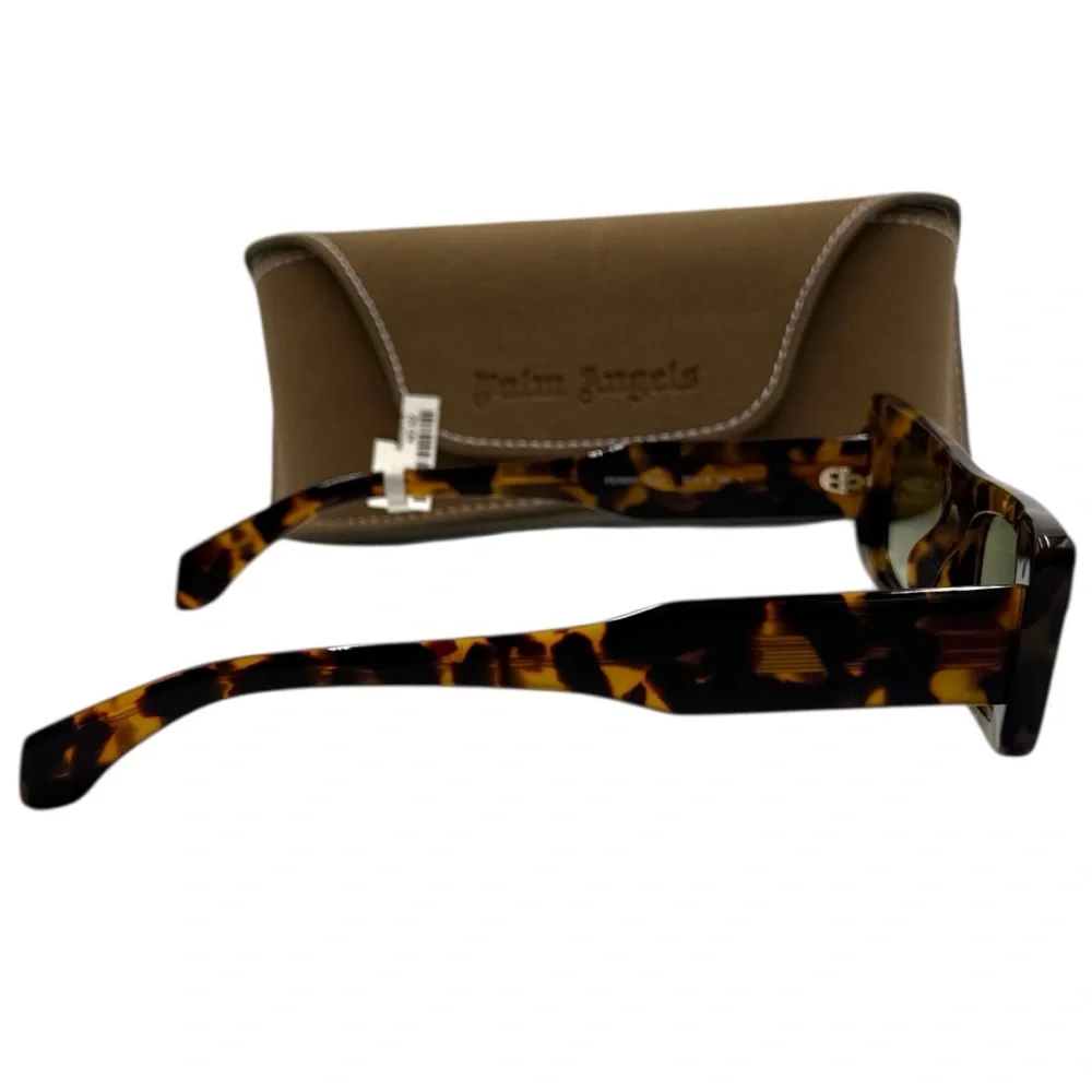 Palm Angels Arvin Sunglasses - Havana Tortoise / Gradient Green (PERI093 6054)